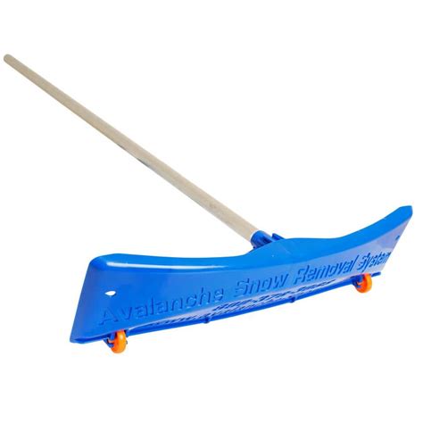 roof rake with wheels